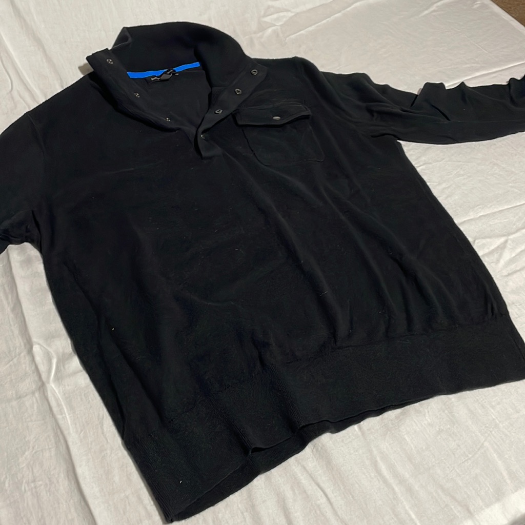 Half Button Sweater.